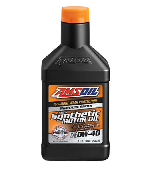 AMSOIL Signature Series 0W-40 100% Synthetic Motor Oil